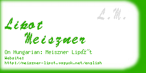 lipot meiszner business card